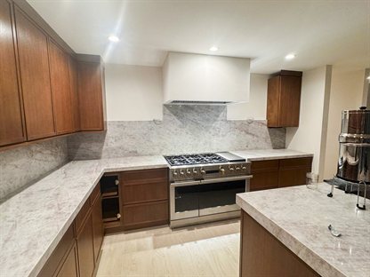 quartzite kitchen countertops with wood cabinets melbourne fl