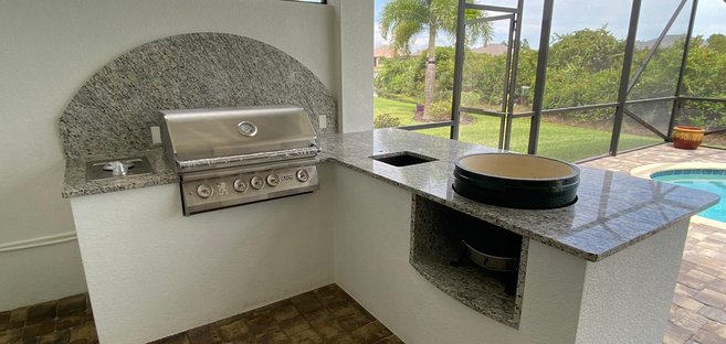 granite outdoor grill station countertop melbourne fl