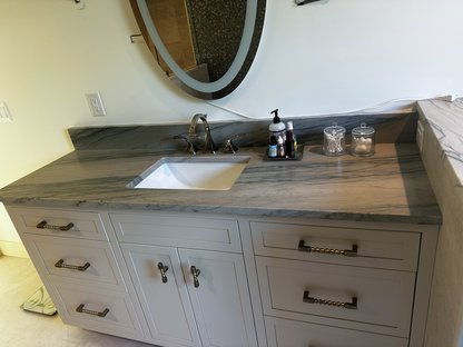 gray quartzite vanity countertop melbourne fl